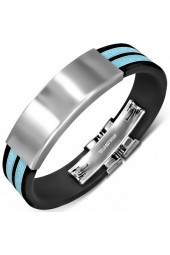 SALE - Unisex apyrankė su plieno dekoracija